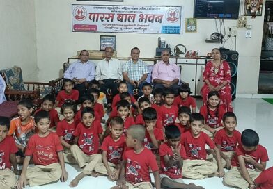 अग्रवाल समाज कल्याण ने दिखाई दरियादिली: टिटवाला के पारस बाल भवन के बच्चों को बांटी राहत व खाद्य सामग्री